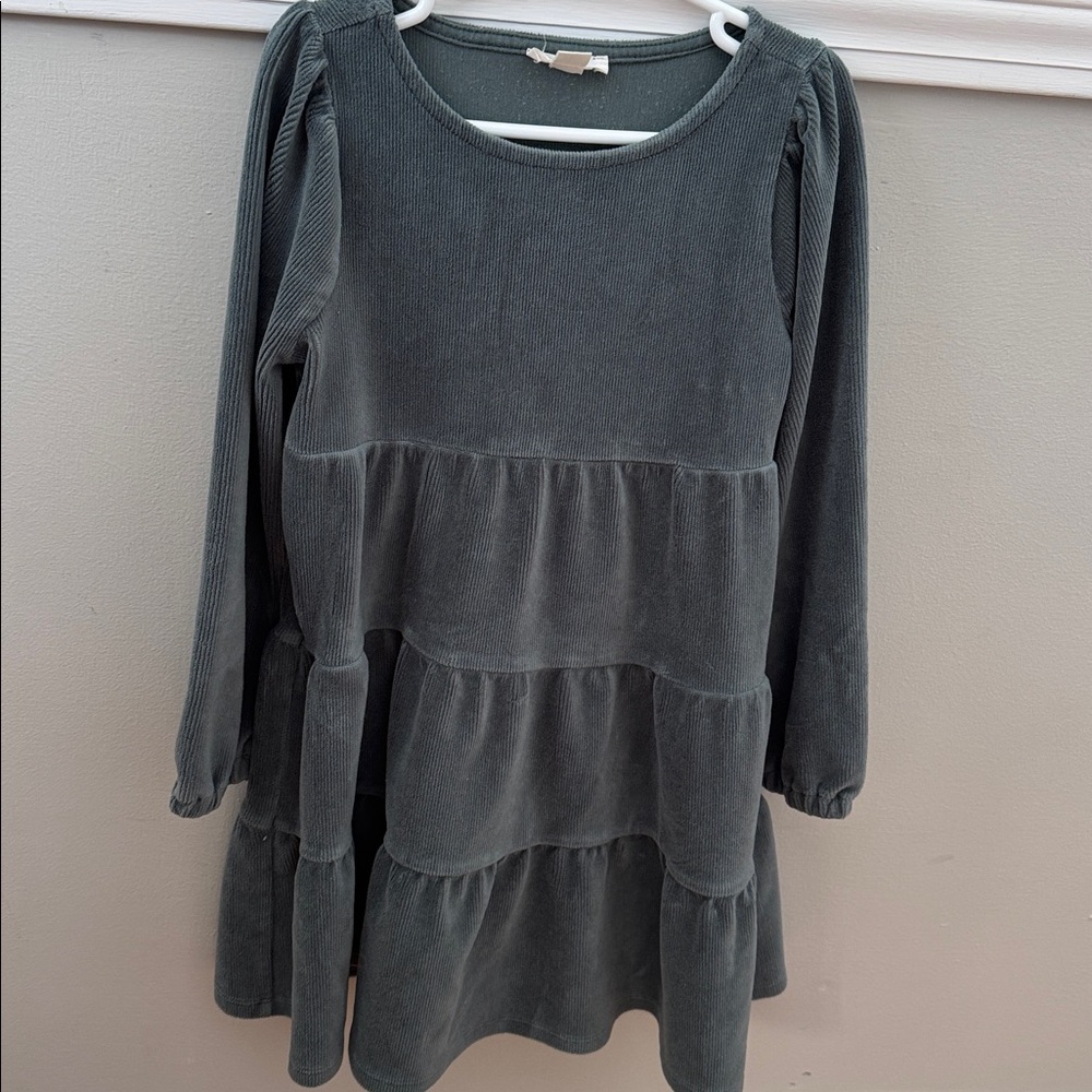 Crewcuts Kids Tiered Corduroy Dress